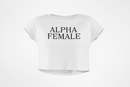 Empowered Women’s Crop Tee, Inspirational Crop Top for Feminists, Trendy Women’s Shirt, Gifts for Her, Casual Summer Wear
