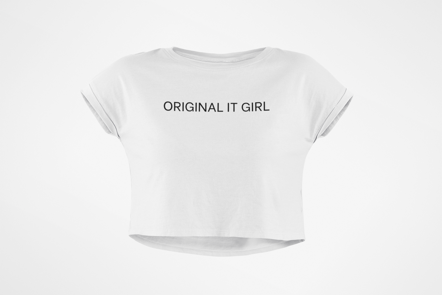 Original It Girl Women's Crop Tee, Trendy Crop Top, Stylish T-Shirt, Casual Summer Top, Gift for Fashion Lovers