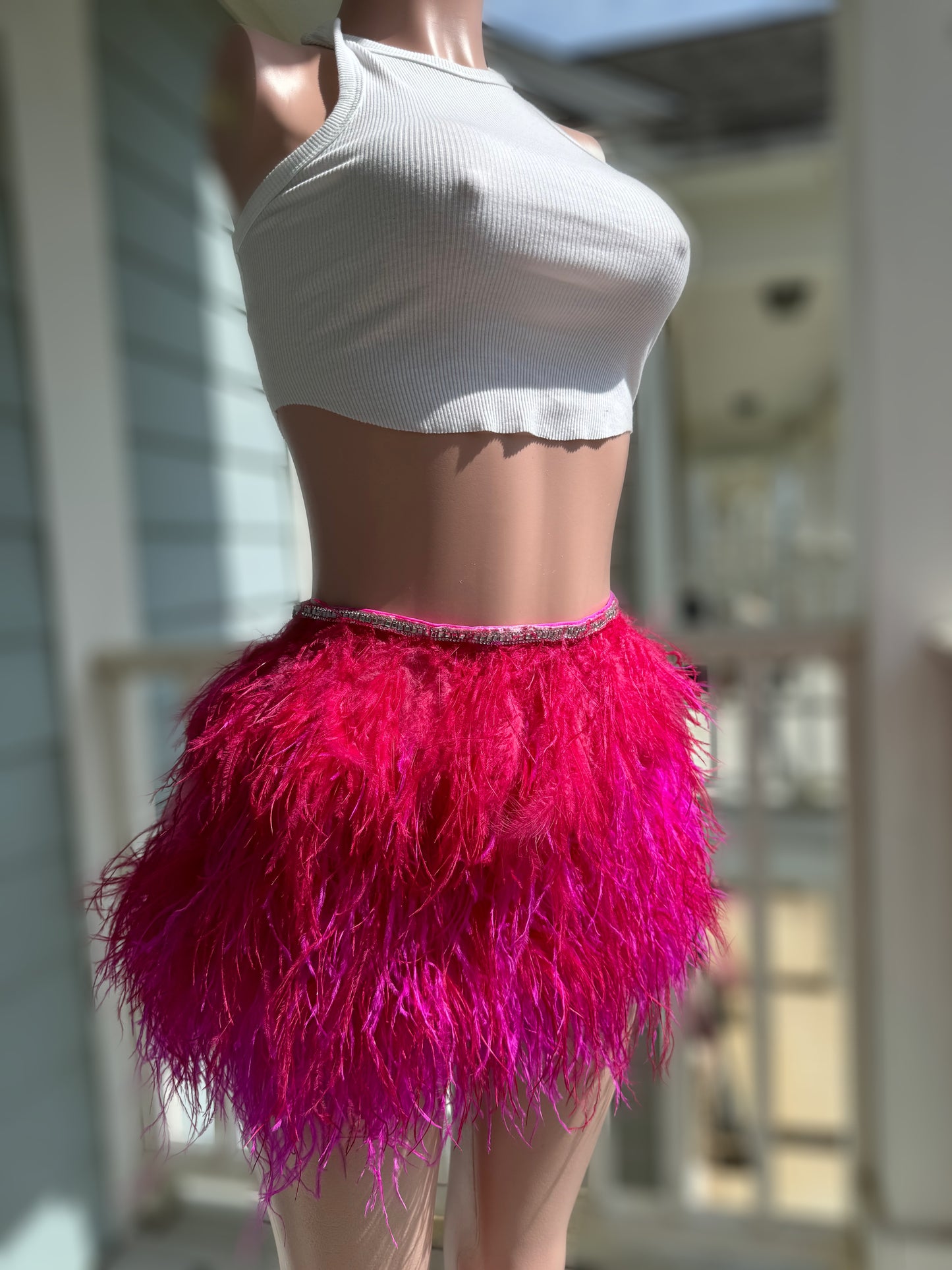 Ostrich Feather Skirt